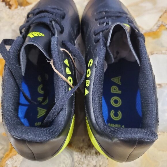 Adidas Copa Sense.4 FxGJ Soccer Cleat Core Black/Solar Yellow US Little Boy's 3 - Picture 4 of 10